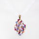 Symphony - Terence Rhombus S-Violet Organza - 2